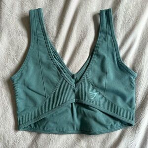 Never worn Gym shark sports bra size M